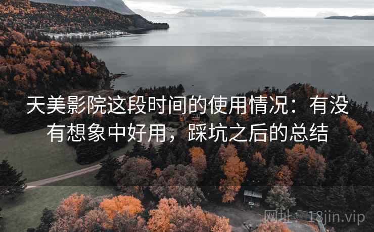 天美影院这段时间的使用情况：有没有想象中好用，踩坑之后的总结