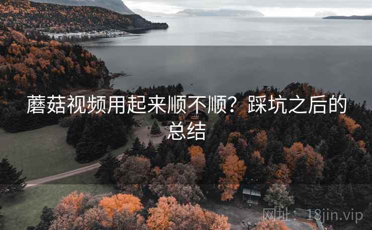 蘑菇视频用起来顺不顺？踩坑之后的总结